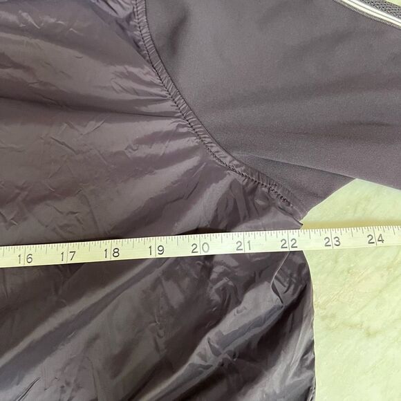 Tangerine Womens Plum Purple Full Zip Lightweight Windbreaker Track Jacket XL - Picture 6 of 7